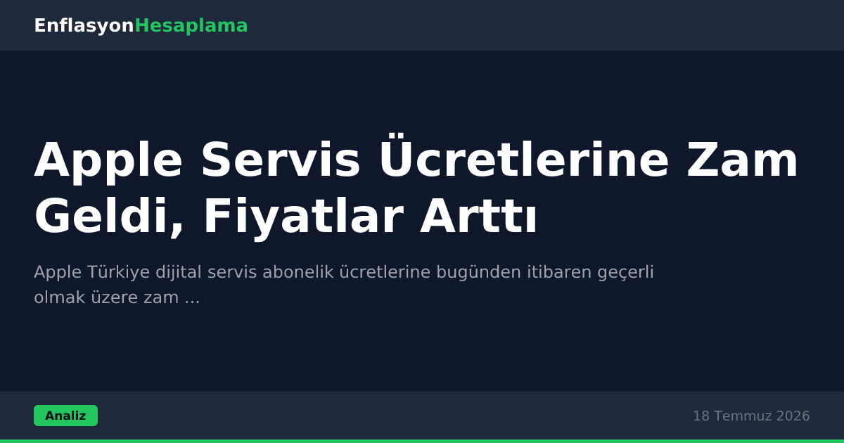 Apple Servis Ücretlerine Zam Geldi, Fiyatlar Arttı